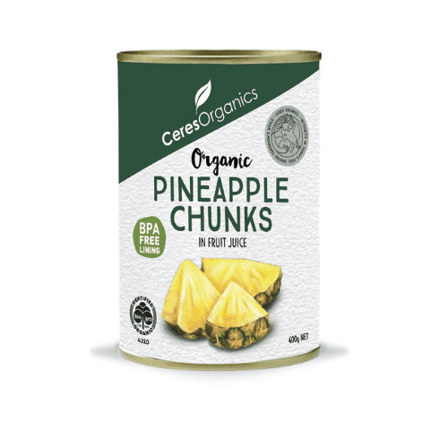 Ceres Organics Pineapple Chunks In Juice