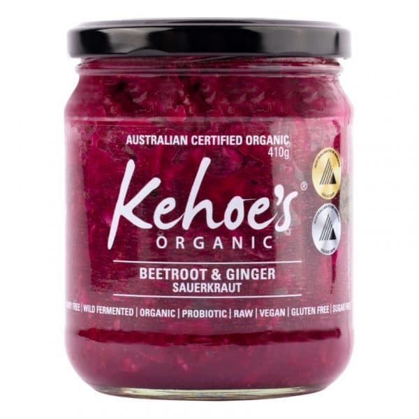 Kehoe’s Sauerkraut Beetroot and Ginger