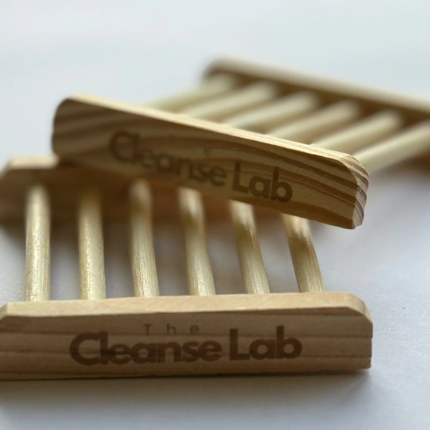 The Cleanse Lab Bamboo Wood Soap Dish
