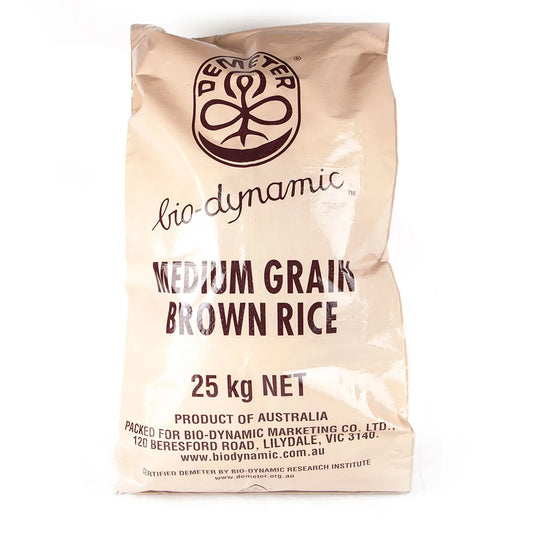 Demeter Biodynamic Medium Grain Brown Rice