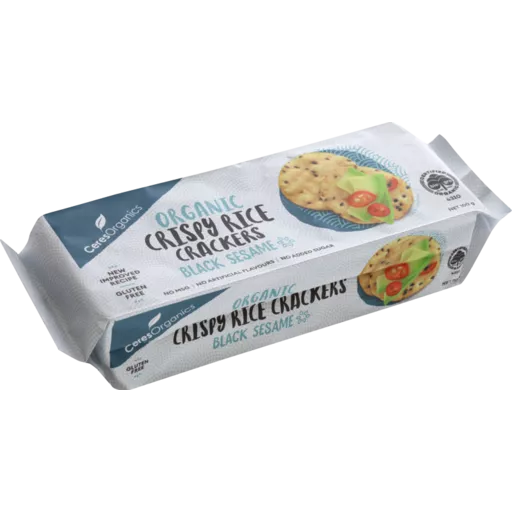 Ceres Organics Black Sesame Rice Crackers