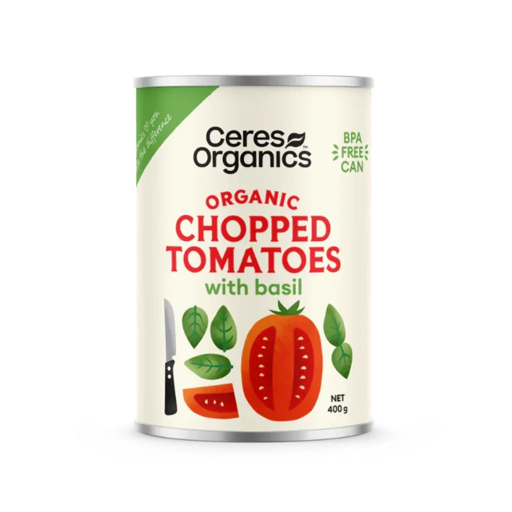 Ceres Chopped Tomatoes with Basil