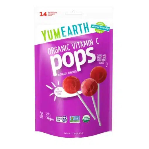 Yum Earth Pops - Purple Vitamin C